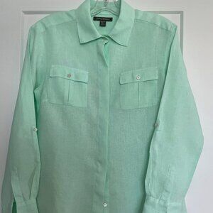 Tommy Bahama XS Women's Long-sleeve Linen Shirt